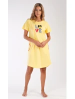 Dámské domácí šaty s krátkým rukávem Kačenka