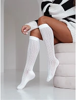 Podkolenky Azure 330 001 White - Milena Podkolenky Azure 330 001 White - Milena