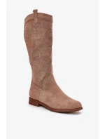 Kozačky HY51-860 hnědé - Step in style