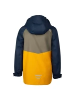 Dětská nepromokavá bunda Trollkids Bryggen 3v1 pro holky/chlapce žlutá (418-331)