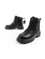 Lee Cooper boty dámské trapper boty kožené zateplené šněrovací dámské boty