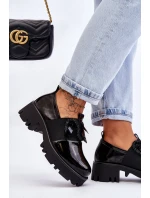 Lakované Boty S Ornamenty Černá Keily