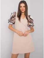 Šaty LC SK 22K 3018.45P béžová Šaty LC SK 22K 3018.45P béžová