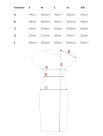 Tužkové šaty s rozparkem na boku S398 nebesky modré - Stylove Tužkové šaty s rozparkem na boku S398 nebesky modré - Stylove