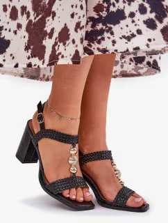 Sandály na podpatku model 209920 Step in style