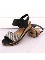 Remonte W RKR646 kožené sandály na platformě Remonte W RKR646 kožené sandály na platformě