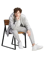 Mikina adidas Essentials Fleece 3-Stripes Full-Zip M IJ6479