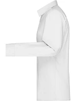 Daiber JN 677 Popelínová halenka s dlouhým rukávem 02.0677 white