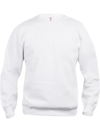Clique Basic Roundneck Unisex mikina 67.2130 white Clique Basic Roundneck Unisex mikina 67.2130 white