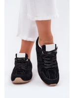 Dámské Sportovní Boty Z Eko Semiše Černé Dorella