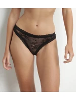 Dámské krajkové kalhotky DIM ROMANCE BRIEF - DIM - černá