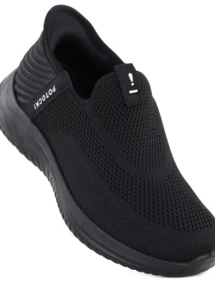 Dámská slip on sportovní obuv černá Potocki BK01312