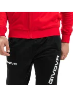 Givova Tuta tepláková souprava Givova One M TT012 1210 červená/černá Givova Tuta tepláková souprava Givova One M TT012 1210 červená/černá