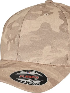 Flexfit 6277CS/6277LC/6277VC 6 panelová Flexfit kšiltovka 55.277C dark beige camo