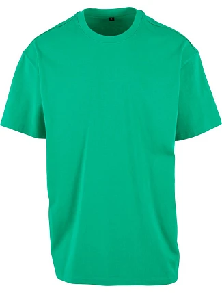 Build your Brand BY 102 Oversize tričko z těžké bavlny 56.0102 grass green