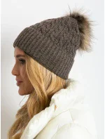 Dámská čepice AT CZ 173501 tmavě hnědá Dámská čepice AT CZ 173501 tmavě hnědá