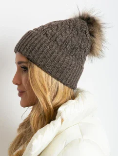 Dámská čepice AT CZ 173501 tmavě hnědá