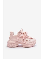 Dámské tenisky na masivní podrážce růžové Windamella