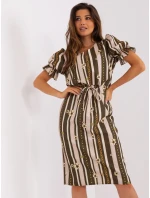 Šaty LK SK 507468 1.20P khaki Šaty LK SK 507468 1.20P khaki