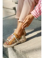 Dámské Kožené Polobotky Maciejka 05850-29 Multikolor Dámské Kožené Polobotky Maciejka 05850-29 Multikolor