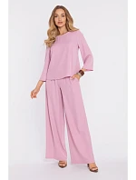 M905 Elegantní halenka s volnými rukávy - pudrová M905 Elegantní halenka s volnými rukávy - pudrová