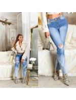 Sexy džíny s vysokým pasem J5317D - Koucla Sexy džíny s vysokým pasem J5317D - Koucla