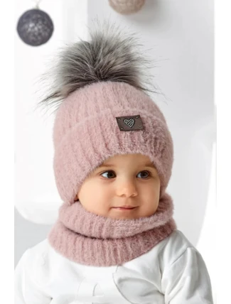 Dětský set čepice a šála 46-425  - AJS