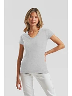 Fruit of the Loom Lady-Fit Iconic 150 V-Neck T Dámské tričko s výstřihem do V 16.1444 red Fruit of the Loom Lady-Fit Iconic 150 V-Neck T Dámské tričko s výstřihem do V 16.1444 red