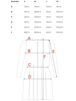 M884 Šaty džínového vzhledu - modré