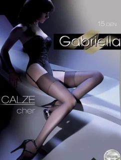 Dámské punčochy k podvazkovému pásu Emotion Cher 15 DEN Code 226 - Gabriella