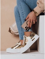 Dámské tenisky na platformě TRENDIS gold FashionStreet ZY0702