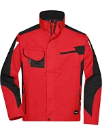 Daiber JN 821 Pracovní bunda - Strong 02.0821 red/black