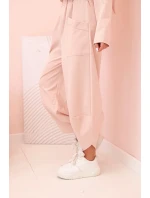 Komplet new punto bluza + spodnie tmavě pudrově růžová