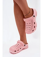 Růžové dámské pěnové pantofle Chodaki Merritt Růžové dámské pěnové pantofle Chodaki Merritt