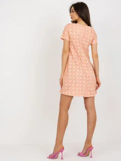 Šaty LK SK 1119.96 broskví