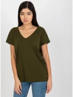 Dámské tričko RV TS 4832.30 khaki Dámské tričko RV TS 4832.30 khaki