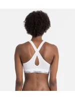 Podprsenka sportovní QF1654E-100 bílá - Calvin Klein Podprsenka sportovní QF1654E-100 bílá - Calvin Klein