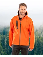 Result R 909X Unisex 3-vrstvá softshellová bunda s kapucí 30.909X orange/navy Result R 909X Unisex 3-vrstvá softshellová bunda s kapucí 30.909X orange/navy