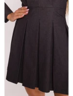 M884 Šaty džínového vzhledu - grafitové M884 Šaty džínového vzhledu - grafitové