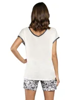 Italská móda Pasja kr.r. kr.sp. barva:bílá/potisk