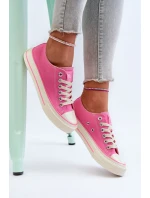 Nízké dámské tenisky Big Star NN274271 Růžové