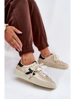 Nízké dámské sportovní boty zlaté Zelevelis Nízké dámské sportovní boty zlaté Zelevelis