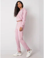 Teplákové kalhoty D10043O62205A světle fialové