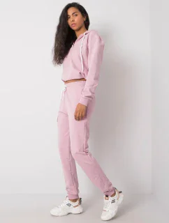 Teplákové kalhoty D10043O62205A světle fialové