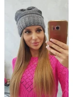 Dámská čepice Elora K336 tmavě šedá