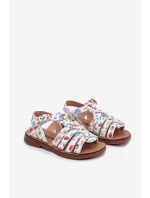 Dětské Sandály Dívčí Z Eko Kůže Ovoce Multikolor Mariana