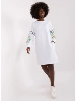 RV SK 8979 šaty.94P bílá RV SK 8979 šaty.94P bílá