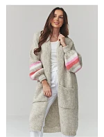 Svetr na zapínání  model 226864 Makadamia