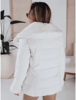 Dámská prošívaná bunda WINTERGIRL bílá FashionStreet TY4934
