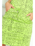 Zelené sportovní šaty s nápisy model 4975293